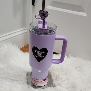 🔹️Juicy Couture🔹️ Lavender Tumbler with Straw